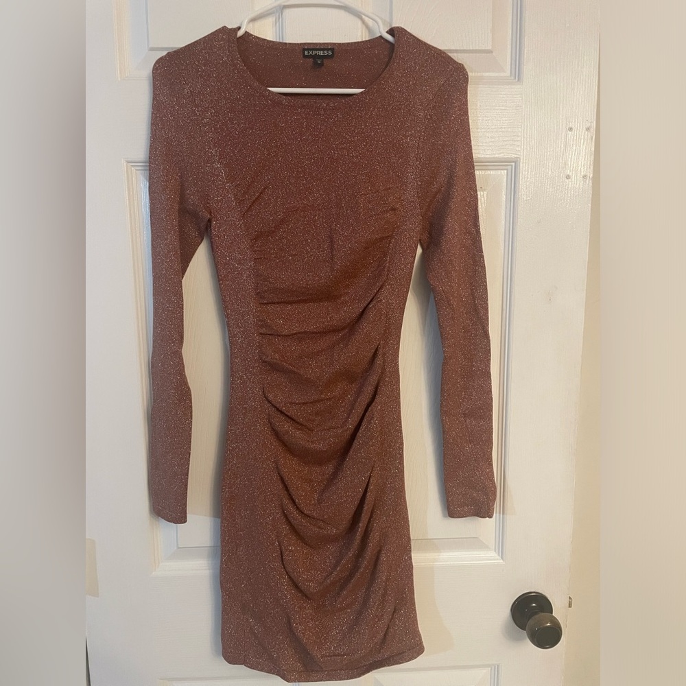 Ladies LS dress, XS, express, like new